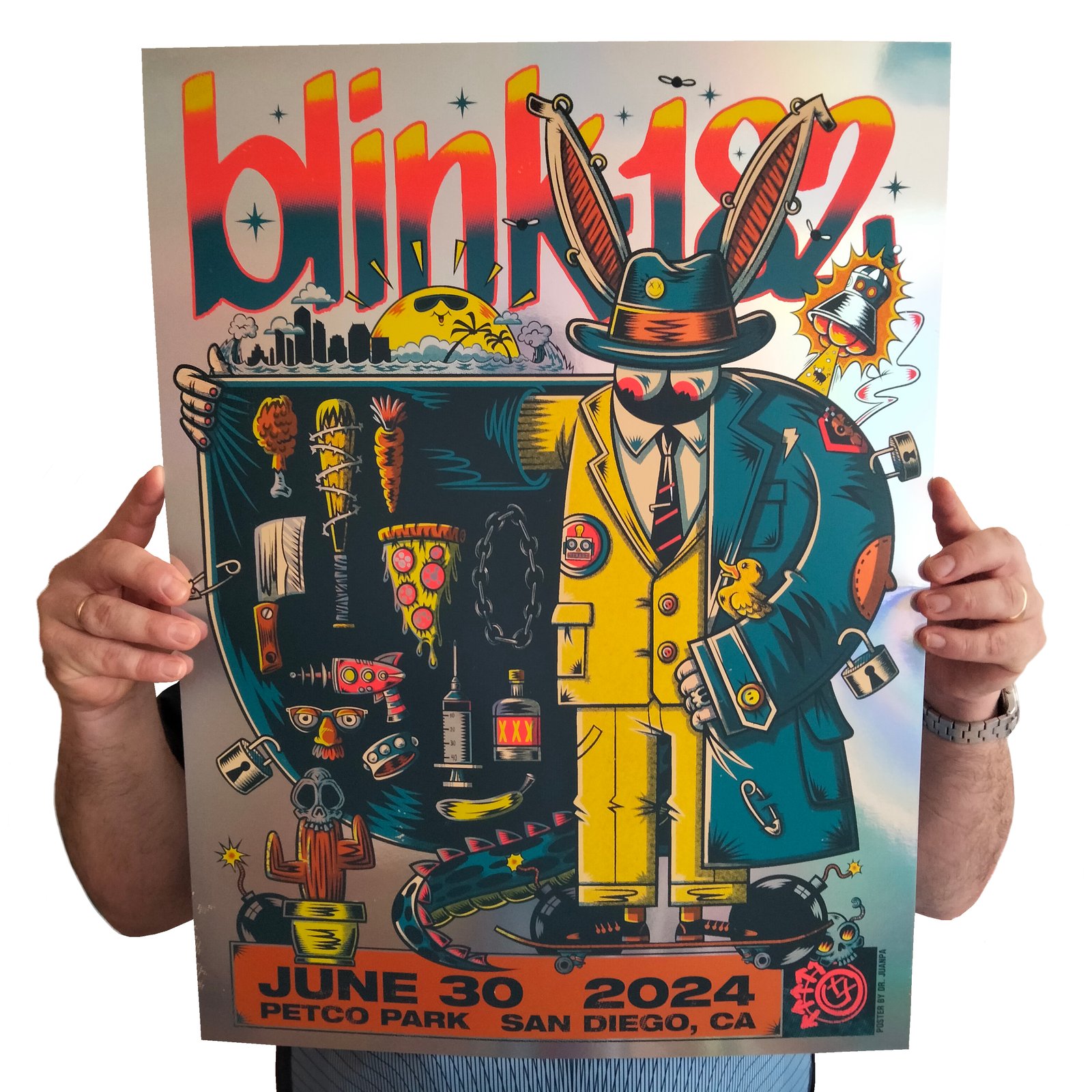 Blink-182 World Tour San Jose shops Show Poster (Limited Edition)